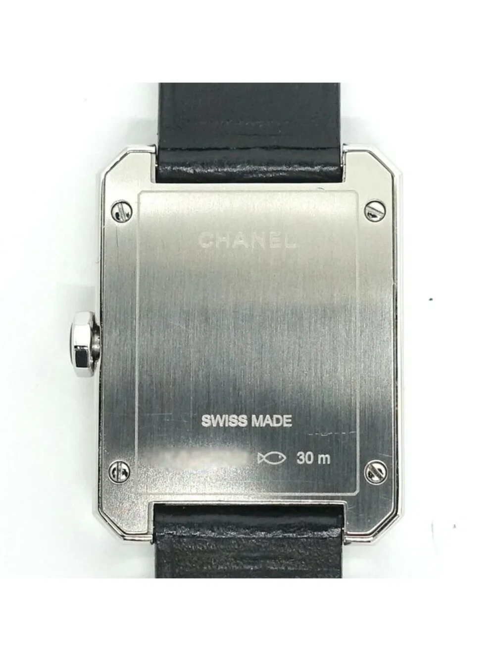 Chanel Watch SS Black Dial Quartz